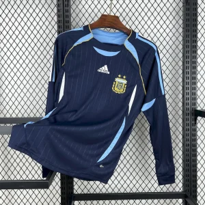 Camiseta Argentina 2006 Fora - (Retro) Manga Larga