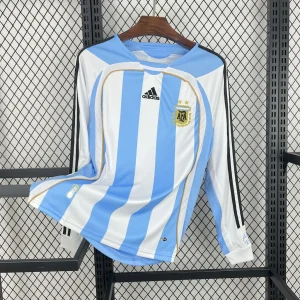 Camiseta Argentina 2006 Casa - (Retro) Manga Larga