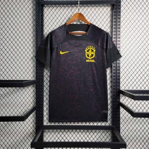 Camiseta Brasil 2023 Portero Anti-Racismo - (Aficionado)