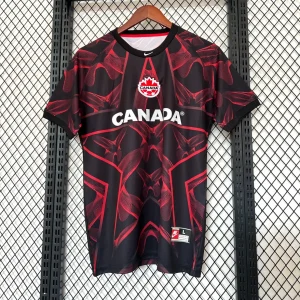 Camiseta Canadá 2025/2026 Edición Especial – Diseño Exclusivo Negro y Rojo