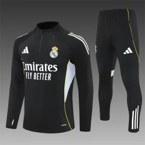REAL MADRID – CONJUNTO DE ENTRENAMIENTO NEGRO 2025/26