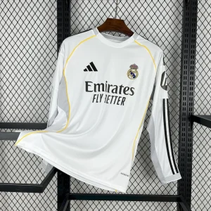 Camiseta Real Madrid 25/26 Casa - (Aficionado) Manga Larga